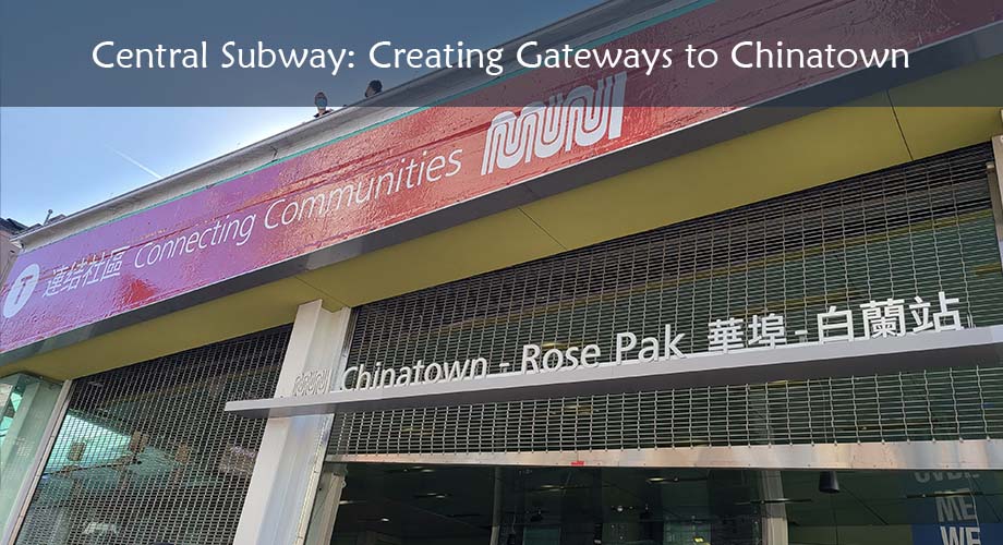 Central Subway Chinatown Rose Pak Station San Francisco